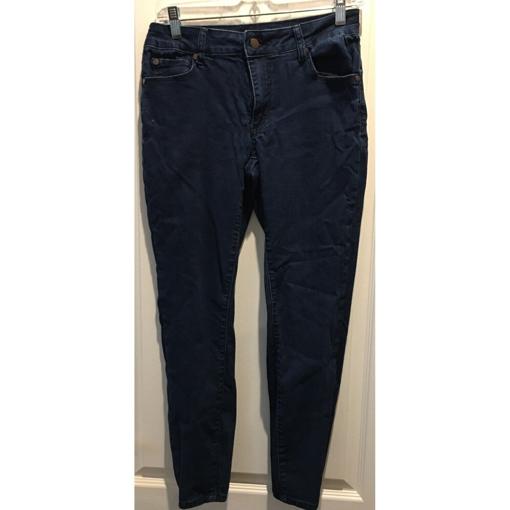 Tahari Kelly Classic Skinny 4 x 27 dark stretch jeans